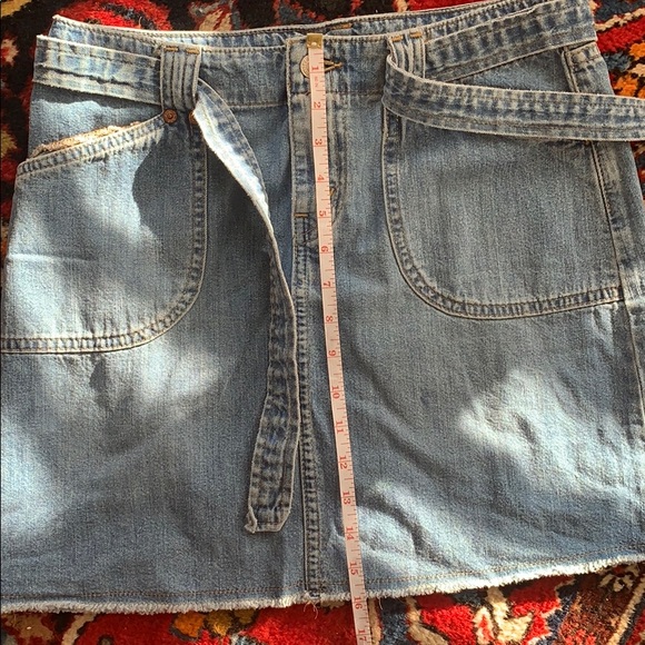 Vintage Levi’s Denim High Waist Short Skirt - Picture 7 of 7